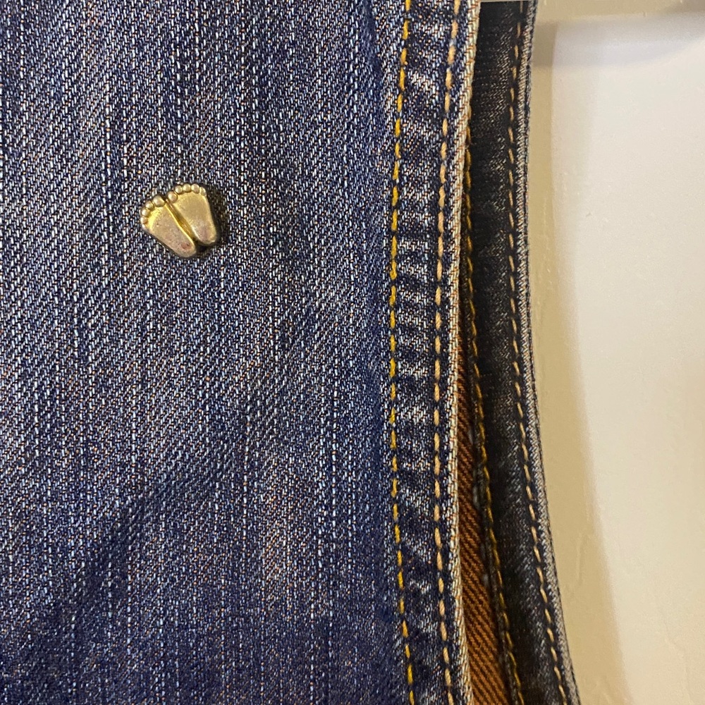 Old Navy Dark Blue Denim Vest - Picture 3 of 6